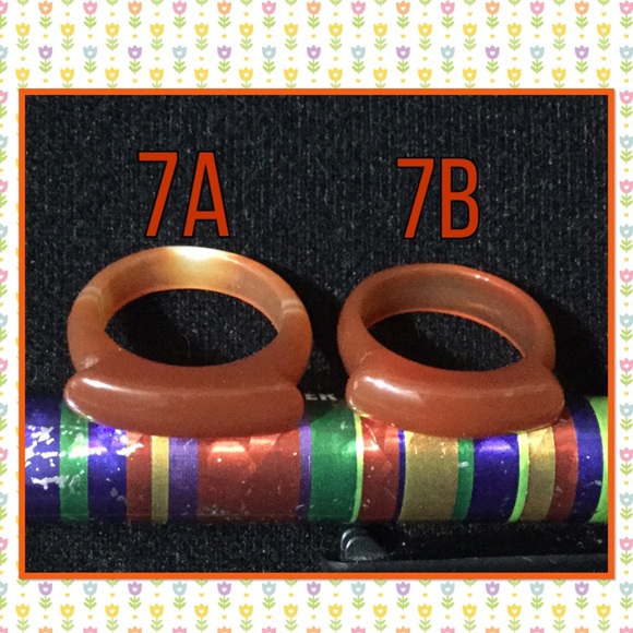 Elegant natural red agate jade ring - Picture 3 of 5